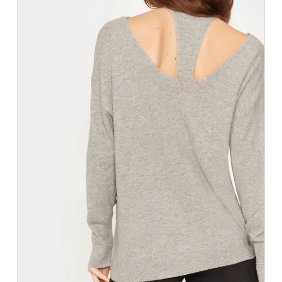 Halston heritage cashmere Sweater with Cut Outs
